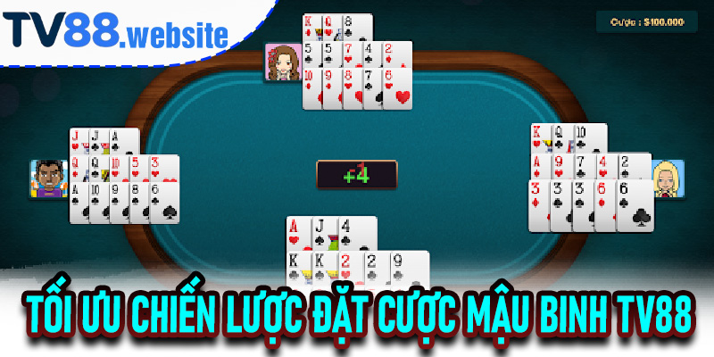 Tối ưu chiến lược đặt cược Mậu Binh TV88